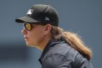Jen Pawol breaks MLB’s gender barrier as the first female umpire to work a regular-season game