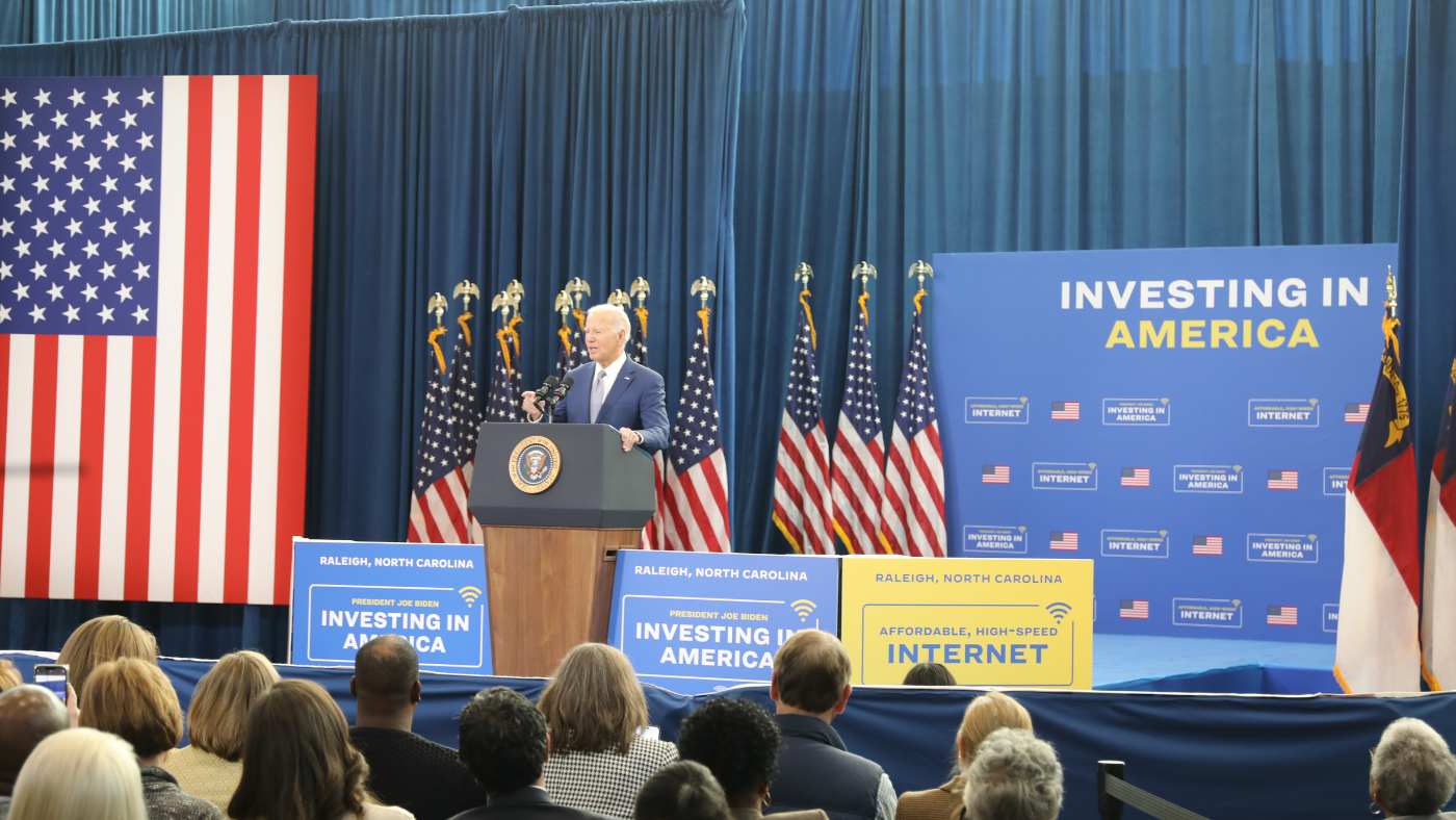 Joe Biden Comes to Raleigh, Announces $82 Million Investment in High-Speed Internet