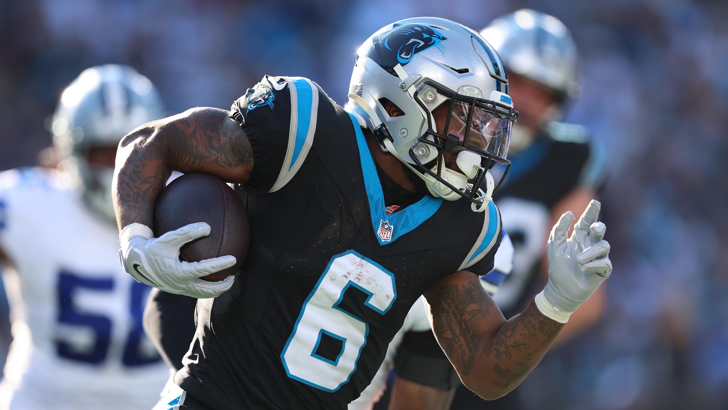 Panthers' Miles Sanders pushing for more playing time after losing starting  job last season - WPTF-AM