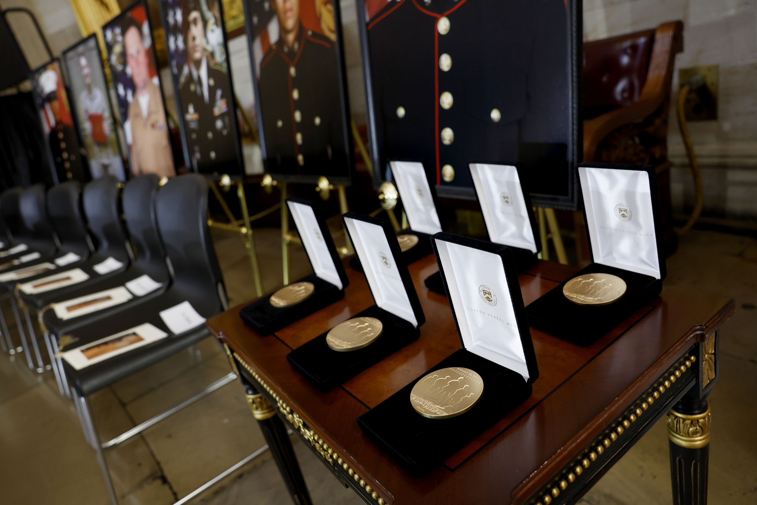 Congress bestows its highest honor on the 13 troops killed during Afghanistan withdrawal