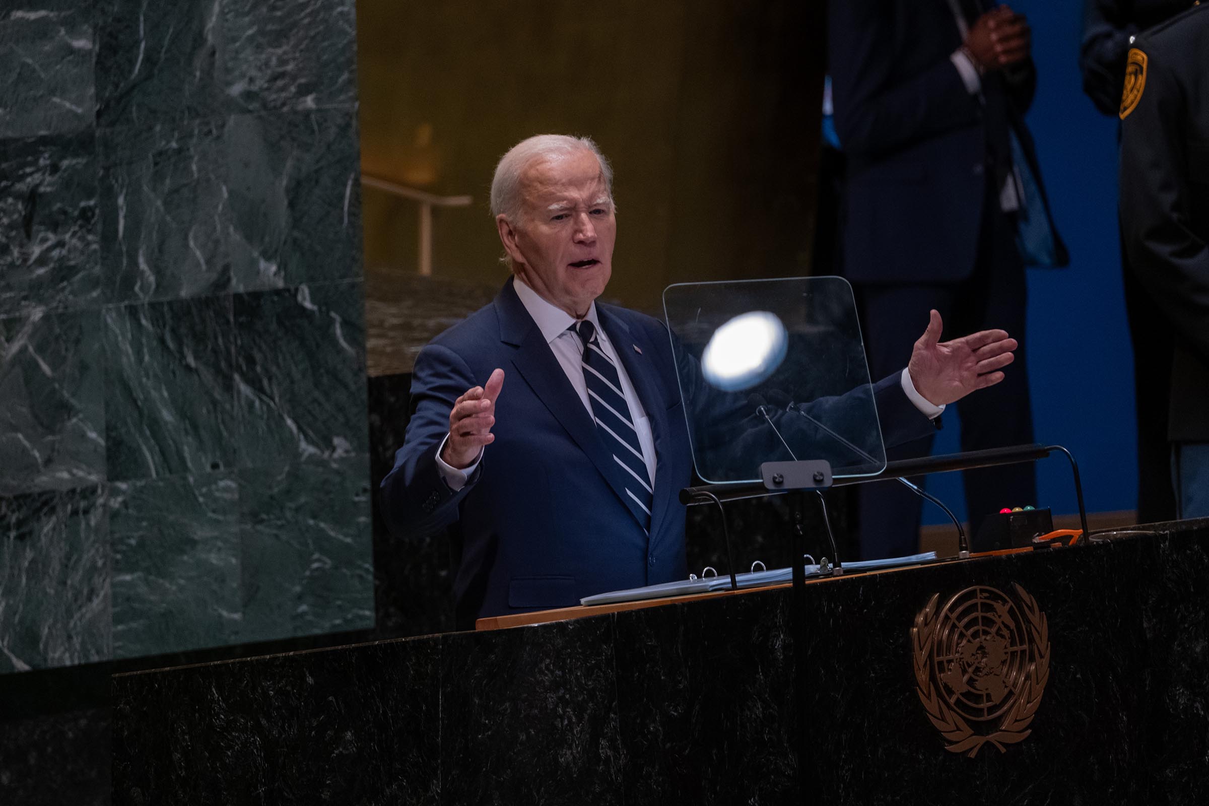 Biden in farewell U.N. address says peace still possible in conflicts in Mideast and Ukraine