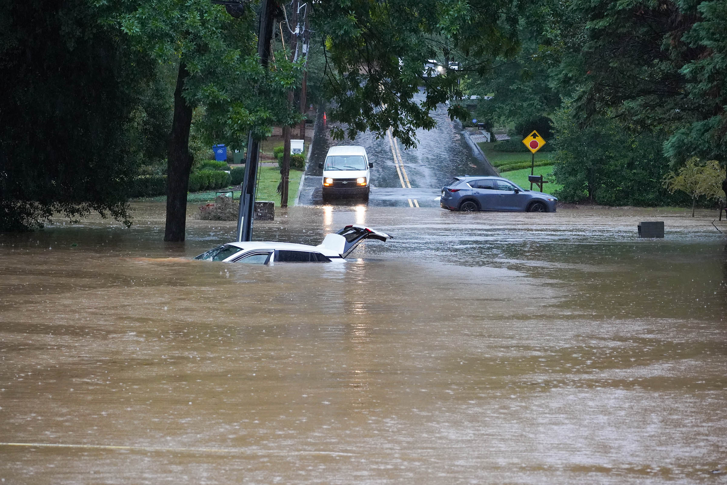 Officials warn that EVs could catch fire if inundated with saltwater from Hurricane Helene