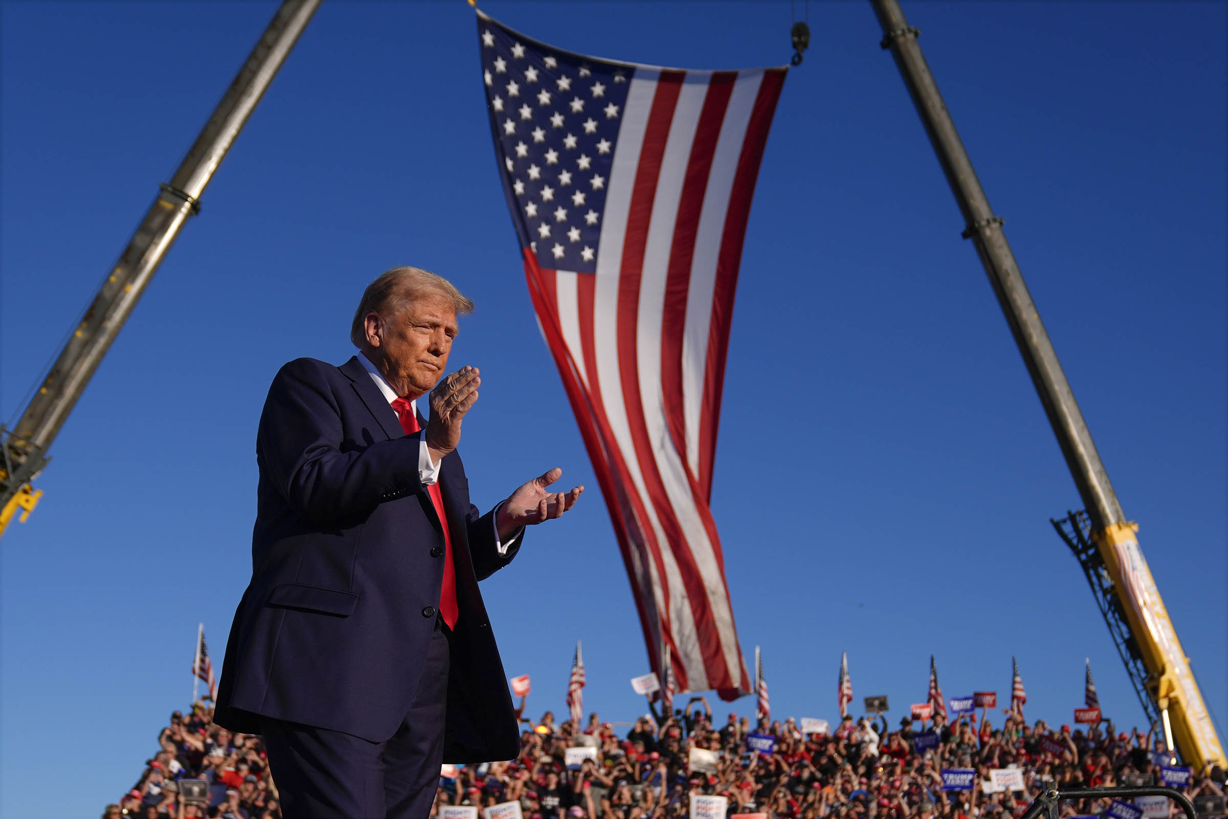 Trump rallies at same Pennsylvania grounds where gunman tried to assassinate him