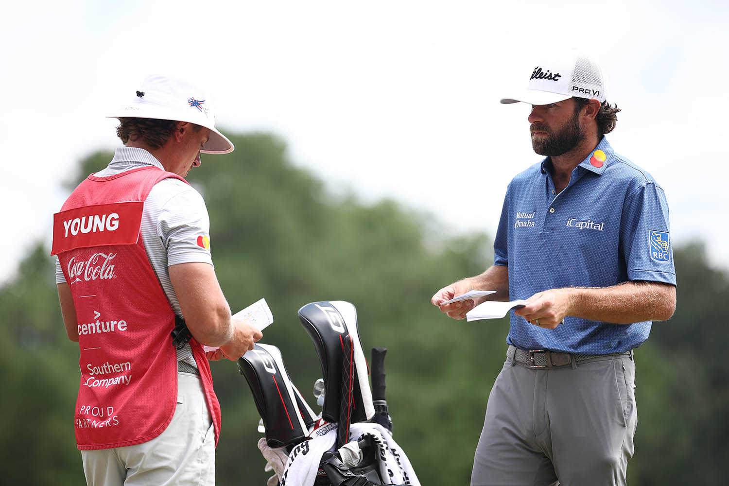 Cameron Young put his Wake Forest teammate on the bag and has been on a roll