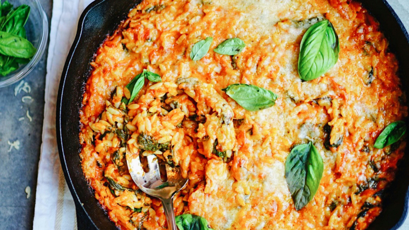 Easy Lemon and Spinach Orzo