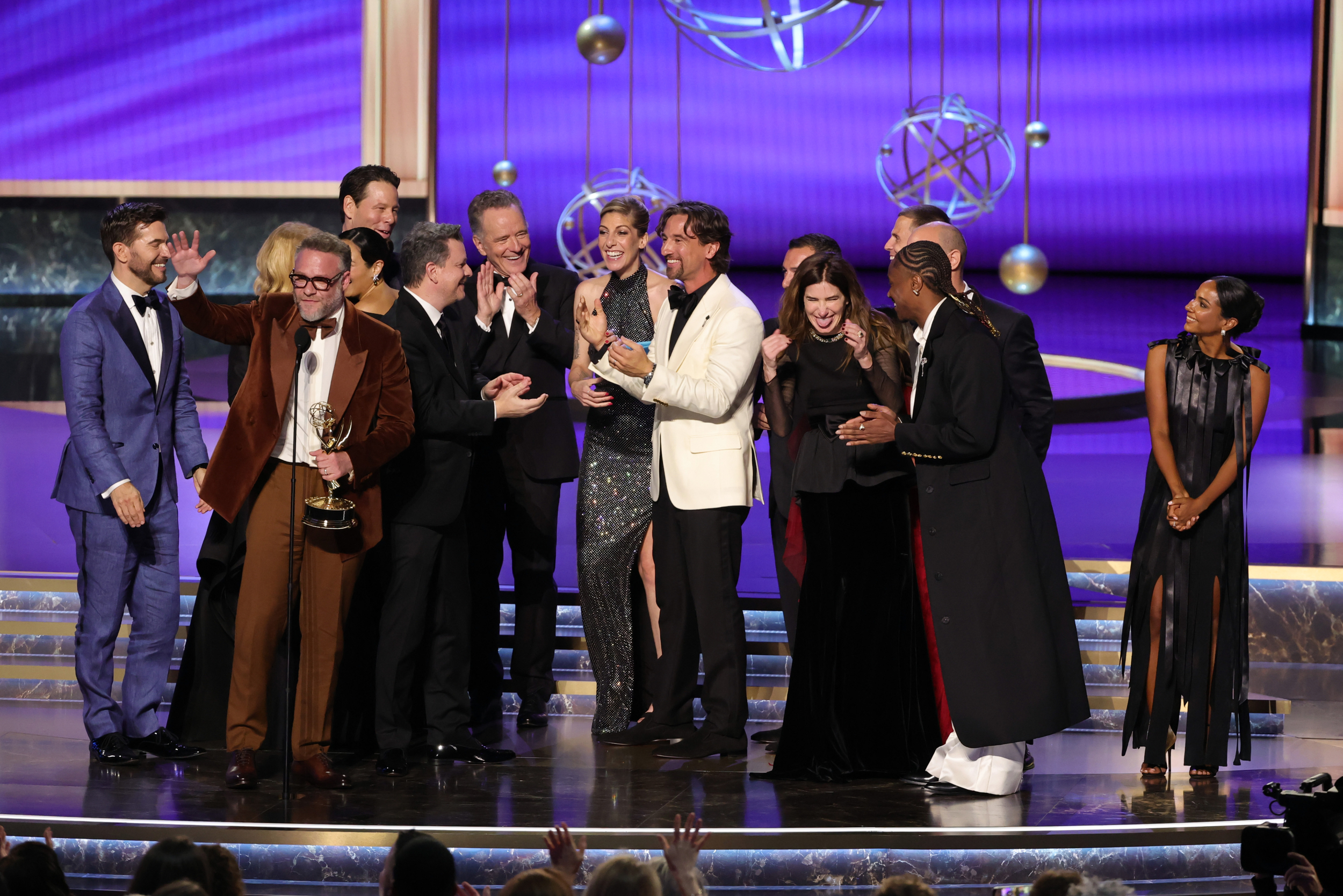 ‘The Studio’ and Seth Rogen have record-setting Emmys as Noah Wyle and ‘The Pitt’ get top drama wins