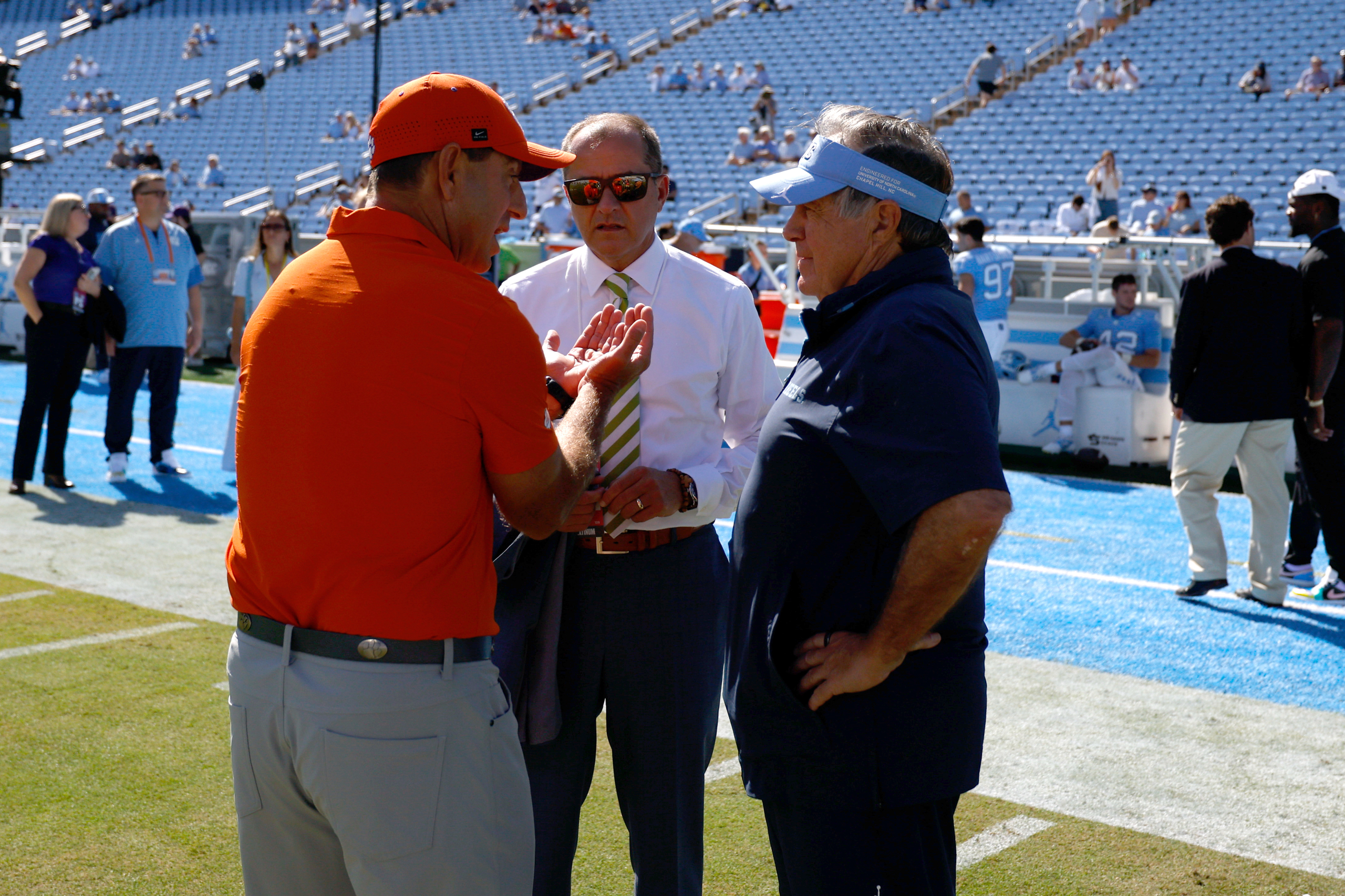 Dabo Swinney and Clemson find positives after a bye. Bill Belichick and UNC find more of the same