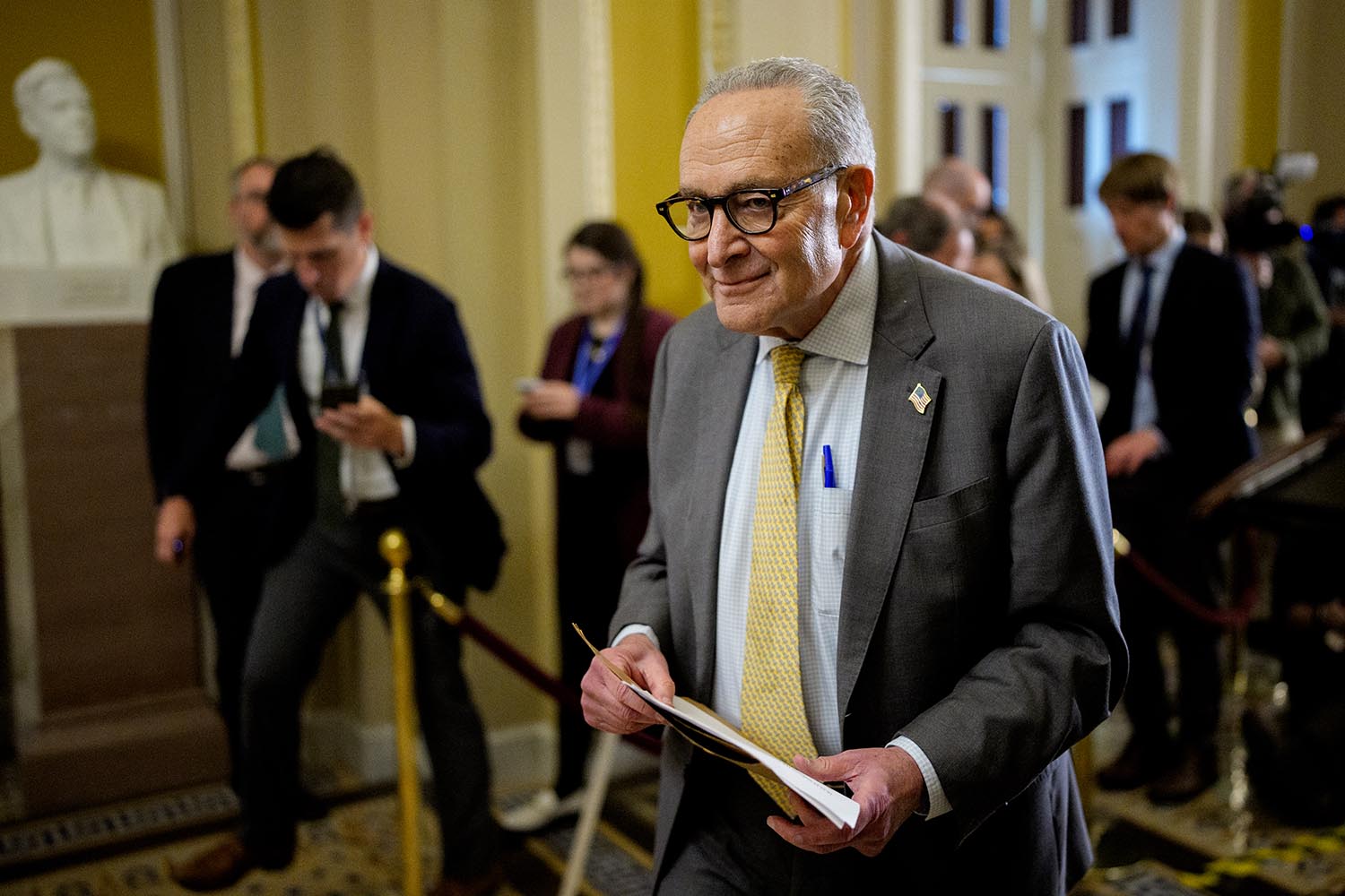 Senate Democrats, holding out for health care, reject government funding bill for 10th time