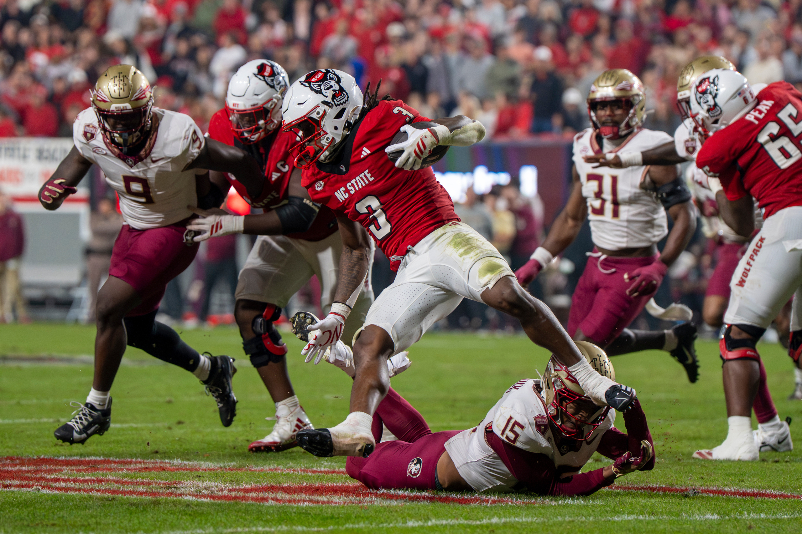 NC State tops Florida State 21-11 behind Joly’s TD, 2 late special-teams turnovers by Seminoles