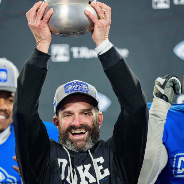 Duke beats No. 16 Virginia 27-20 in overtime for first outright ACC championship since 1962