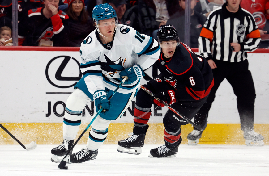 Macklin Celebrini has goal and 2 assists in the Sharks’ 4-1 win over the Hurricanes