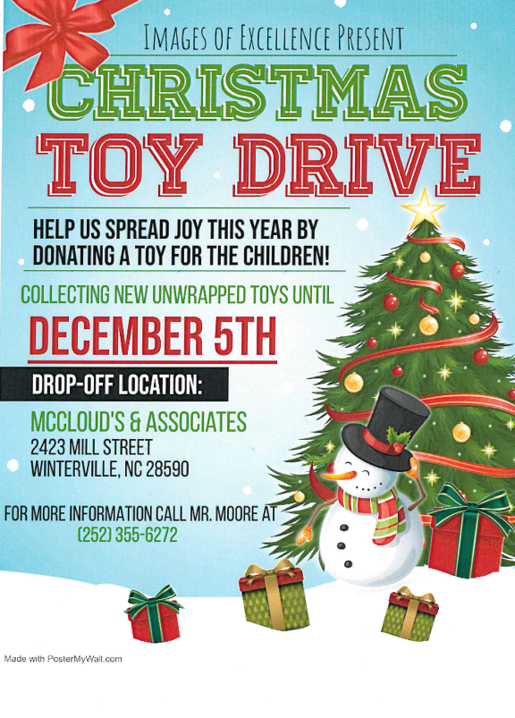 Images of Excellence Christmas Toy Drive