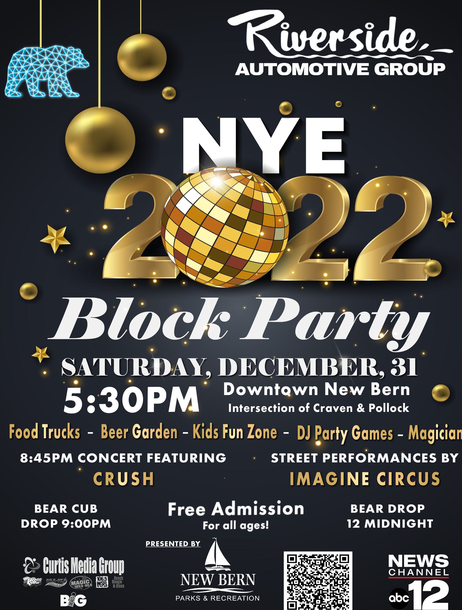 New Year’s Eve Block Party in New Bern
