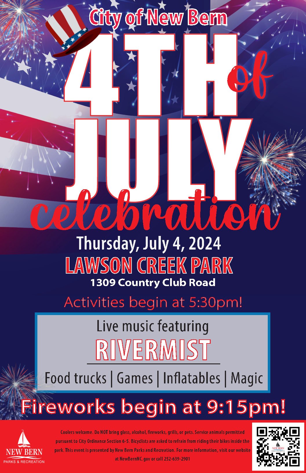 City of New Bern 4th of July Celebration