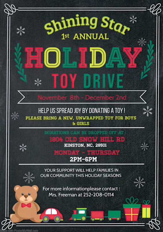 Shining Star Holiday Toy Drive