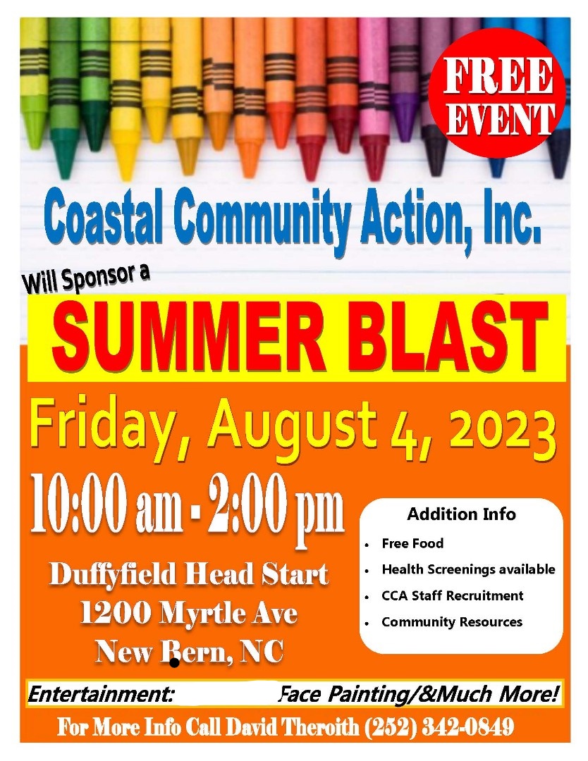 Coastal Community Action, Inc.’s Summer Blast