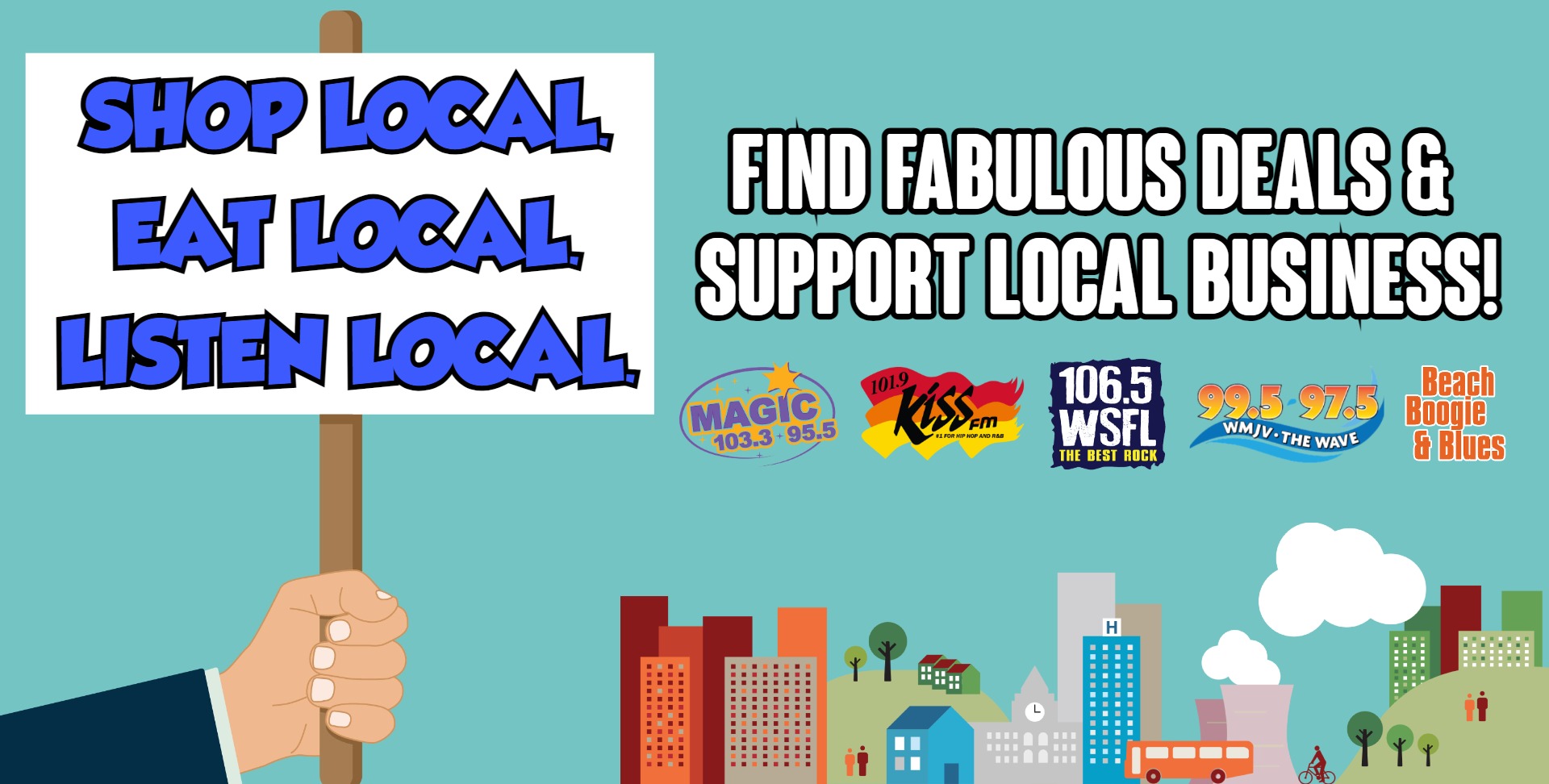 SHOP LOCAL – EAT LOCAL – LISTEN LOCAL