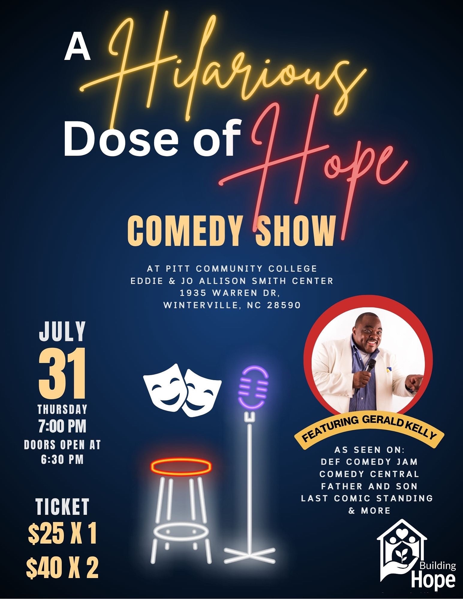 A Hilarious Dose of HOPE Comedy Show