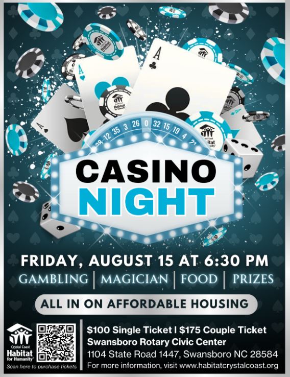 Crystal Coast Habitat for Humanity Casino Night