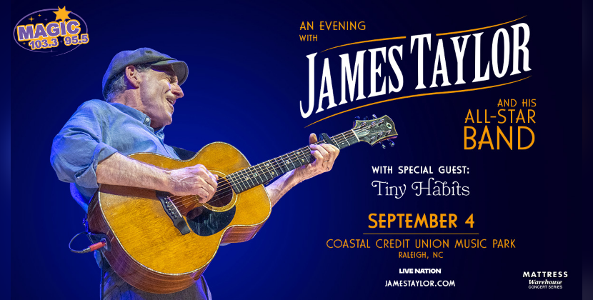 Win Tickets to See James Taylor! Win Tickets to See James Taylor!