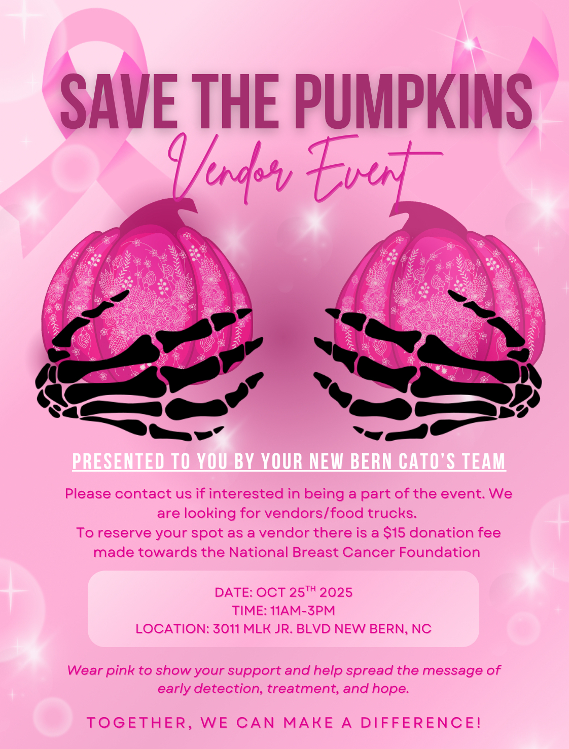 Save The Pumpkins Vendor Event