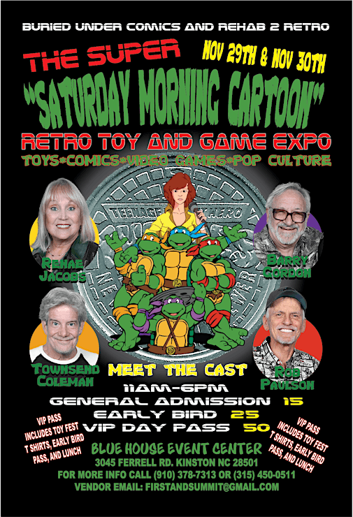 The Super Saturday Morning Cartoon Retro Toy & Gaming Convention!