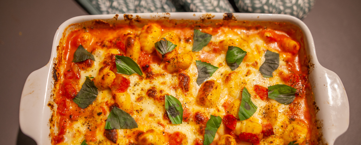 Cheesy Tomato Bake