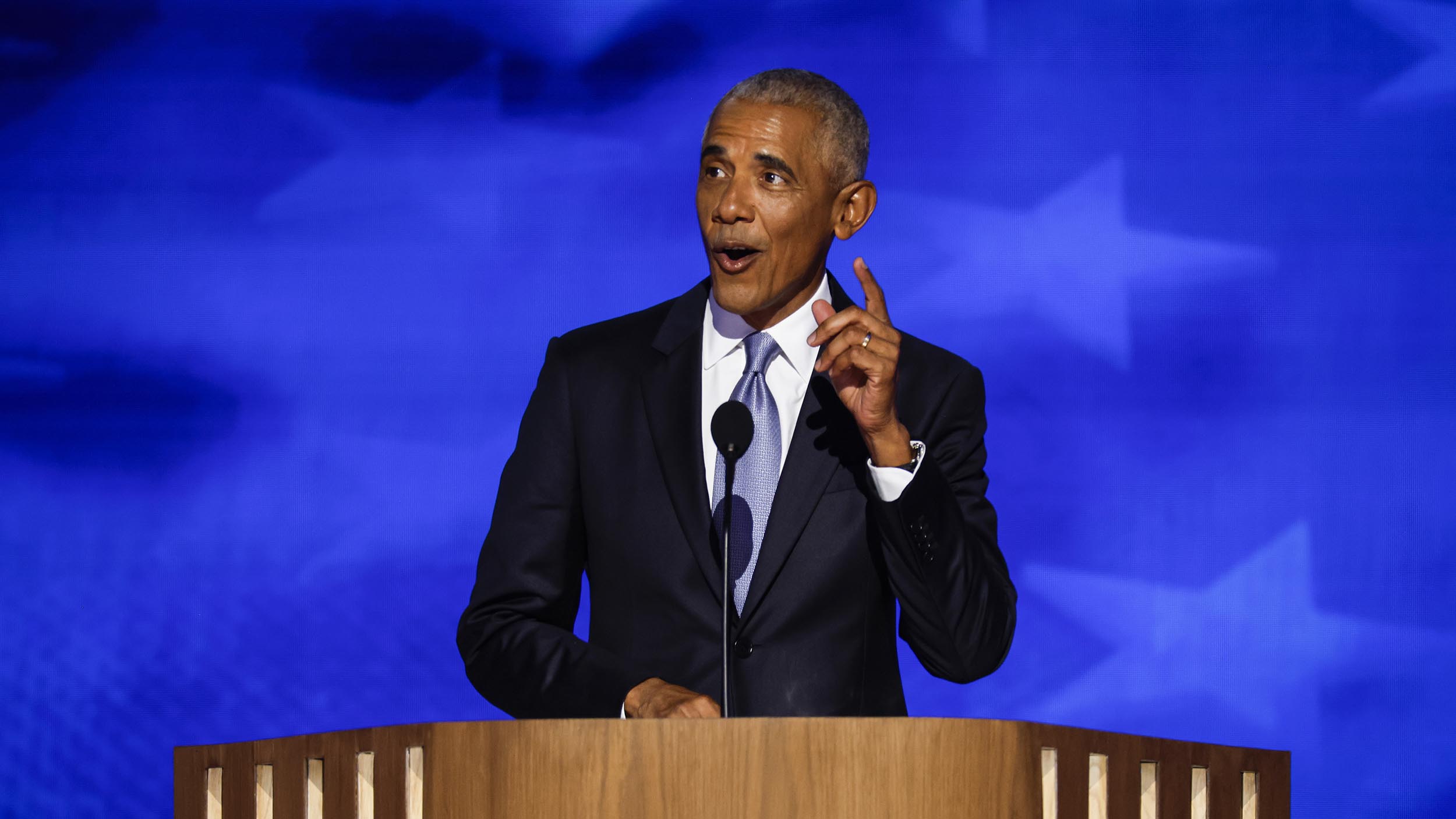 Harris packs the Wisconsin arena that hosted the RNC while the Obamas address the DNC in Chicago