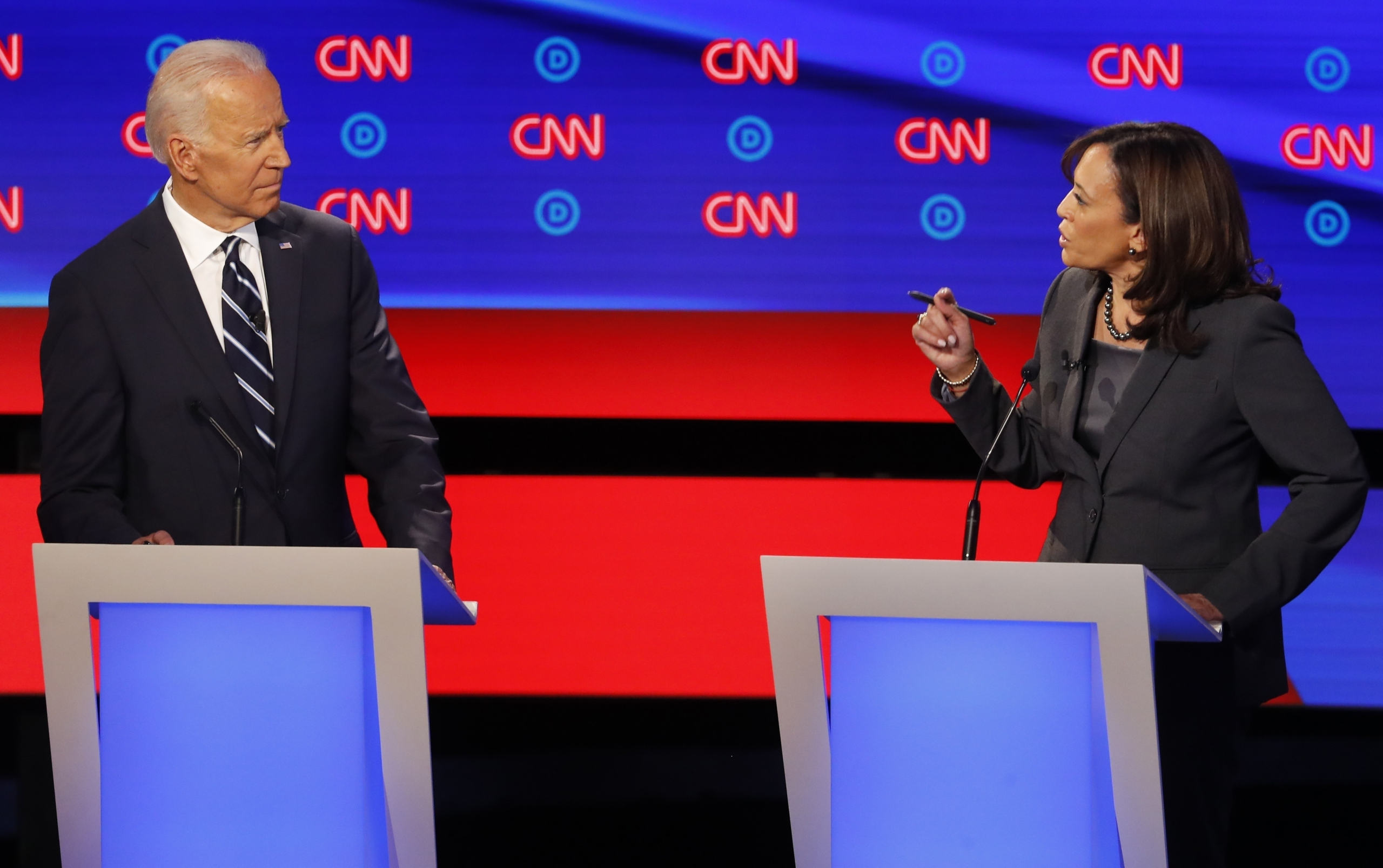 Harris’ past debates: A prosecutor’s style with narrative flair but risks in a matchup with Trump