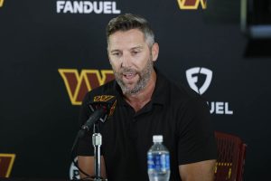 Commanders GM says non-football topics such as President Trump’s comments don’t reach him