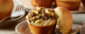 Easy Beef Breakfast Rolls
