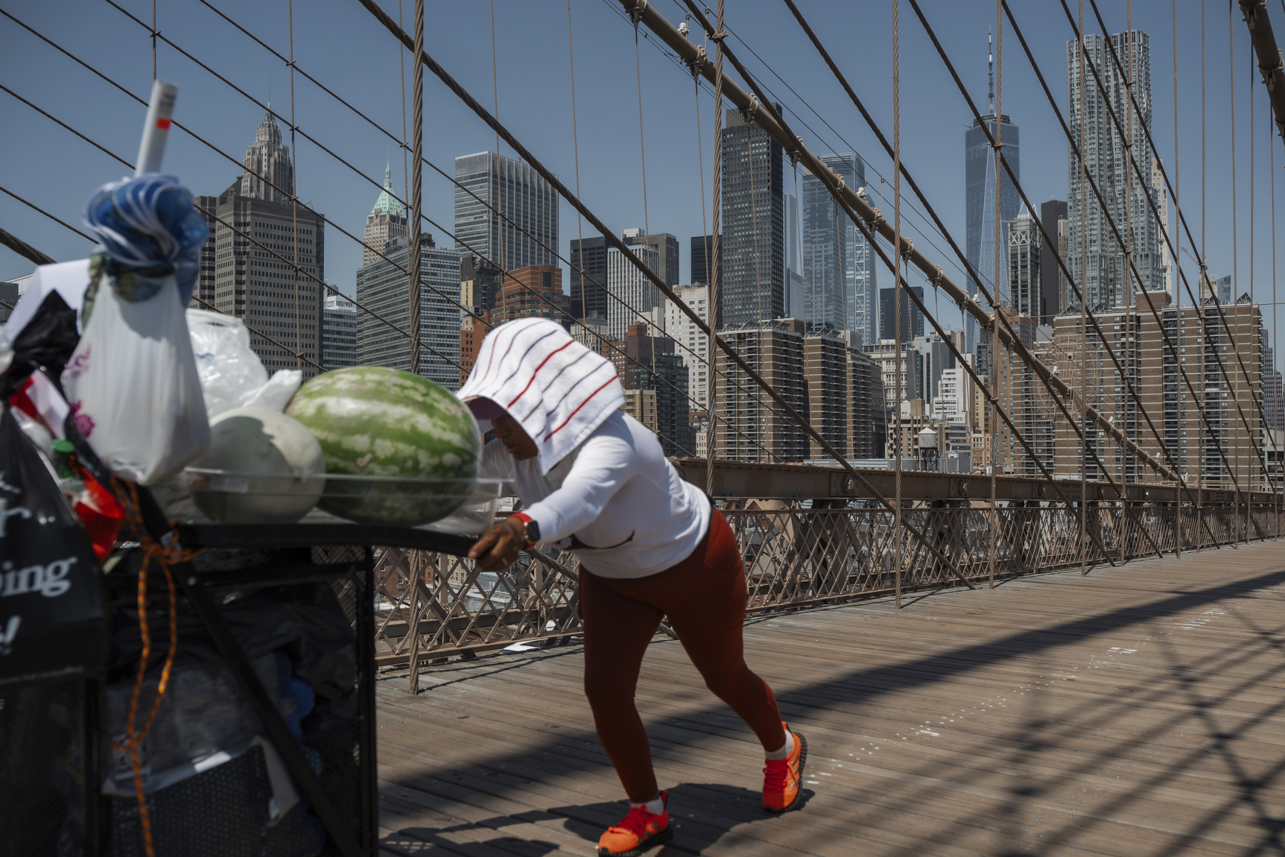 Temperature in New York City reaches 100 degrees as eastern US swelters under extreme heat wave