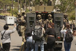Troops and federal agents briefly descend on LA’s MacArthur Park in largely immigrant neighborhood