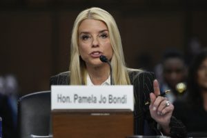 Pam Bondi dodges questions on Epstein and Bongino amid Justice Department turmoil