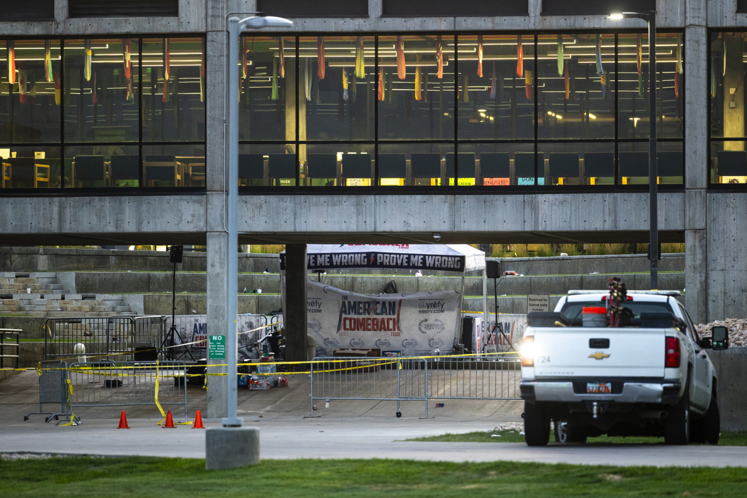 Charlie Kirk’s killer blended in on Utah university campus, and a high-powered rifle is recovered