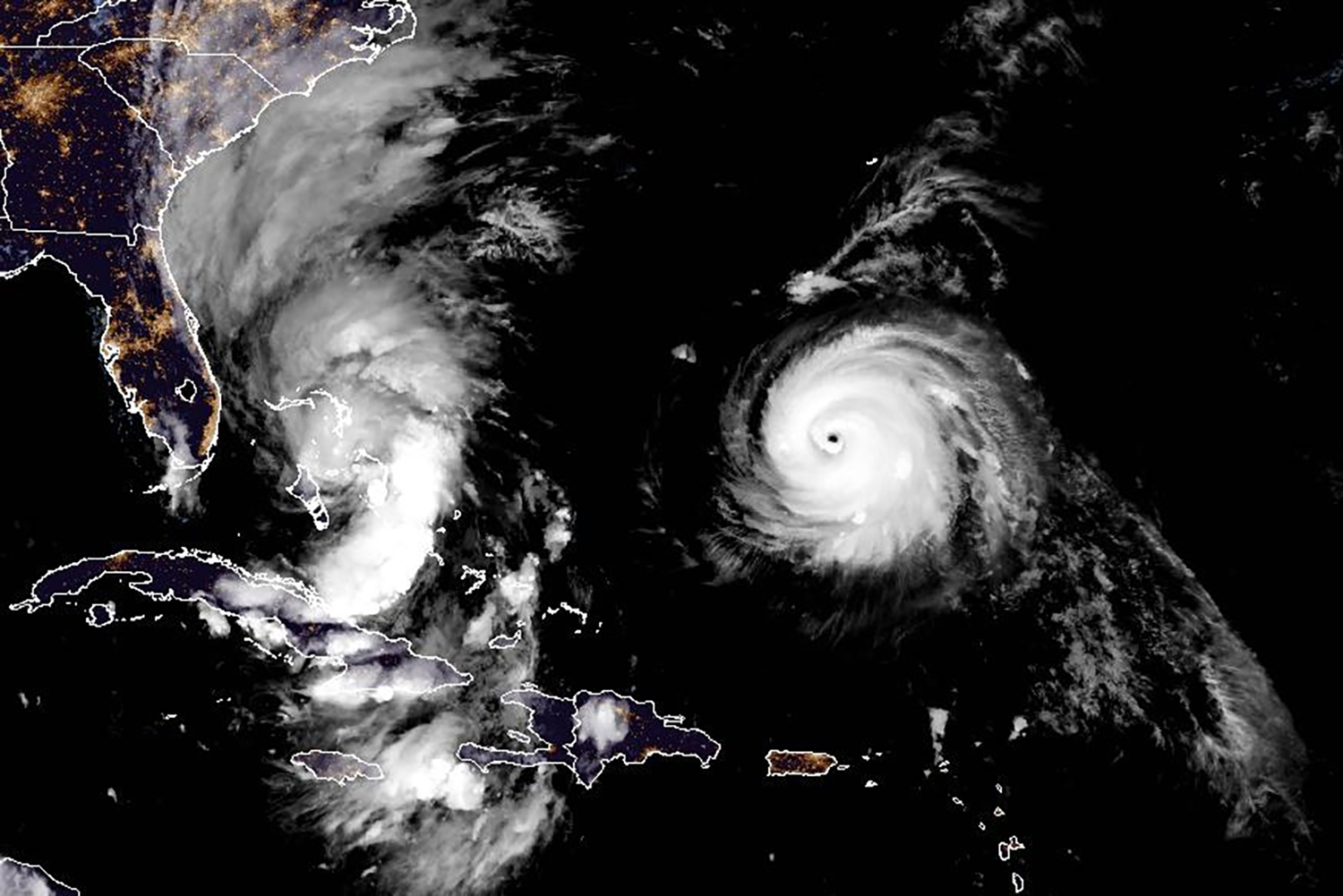 Tropical Storm Imelda forms near Bahamas and is expected to become a hurricane in coming days