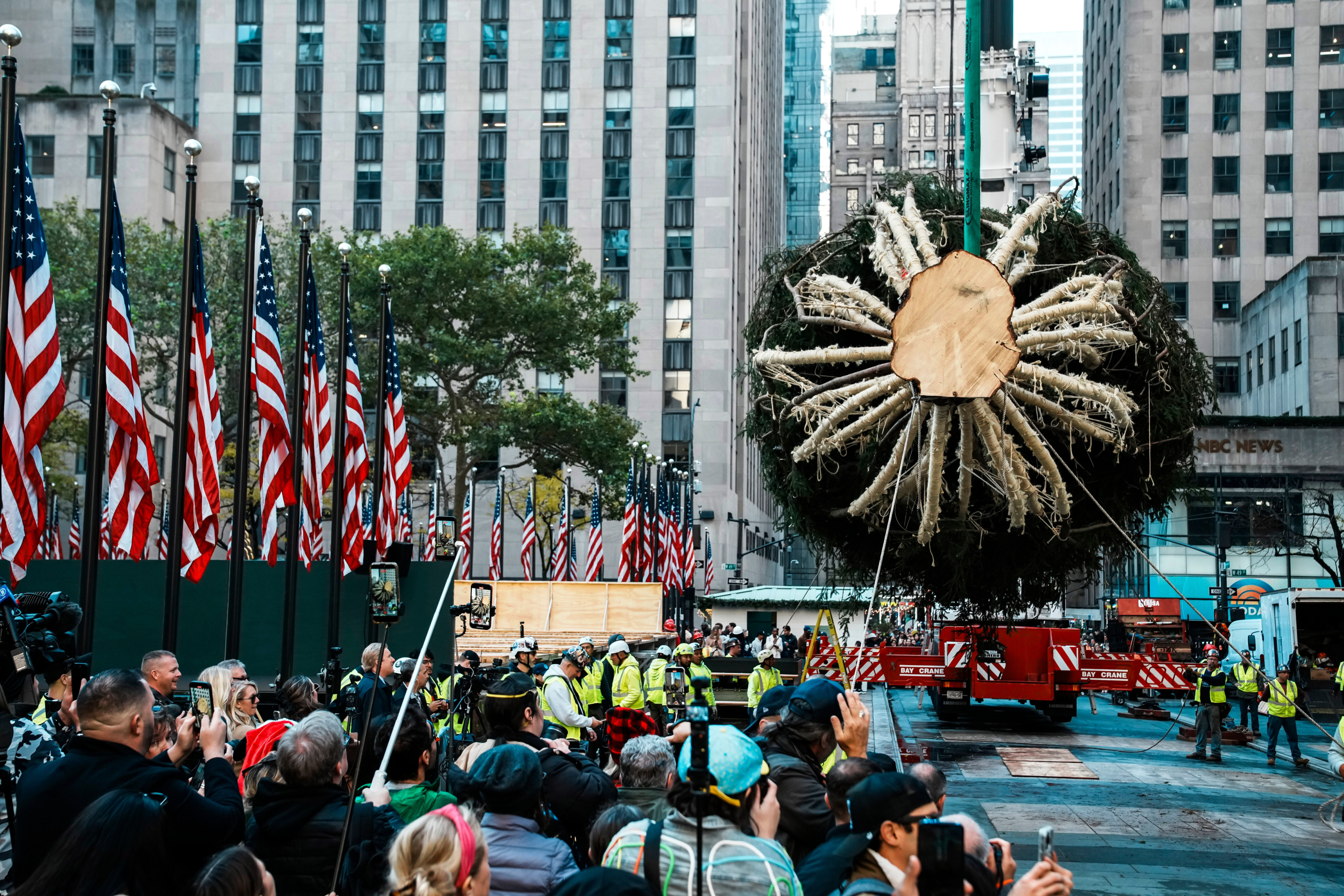 Rockefeller Center Christmas tree arrives in Manhattan, kicking off New York’s holiday season