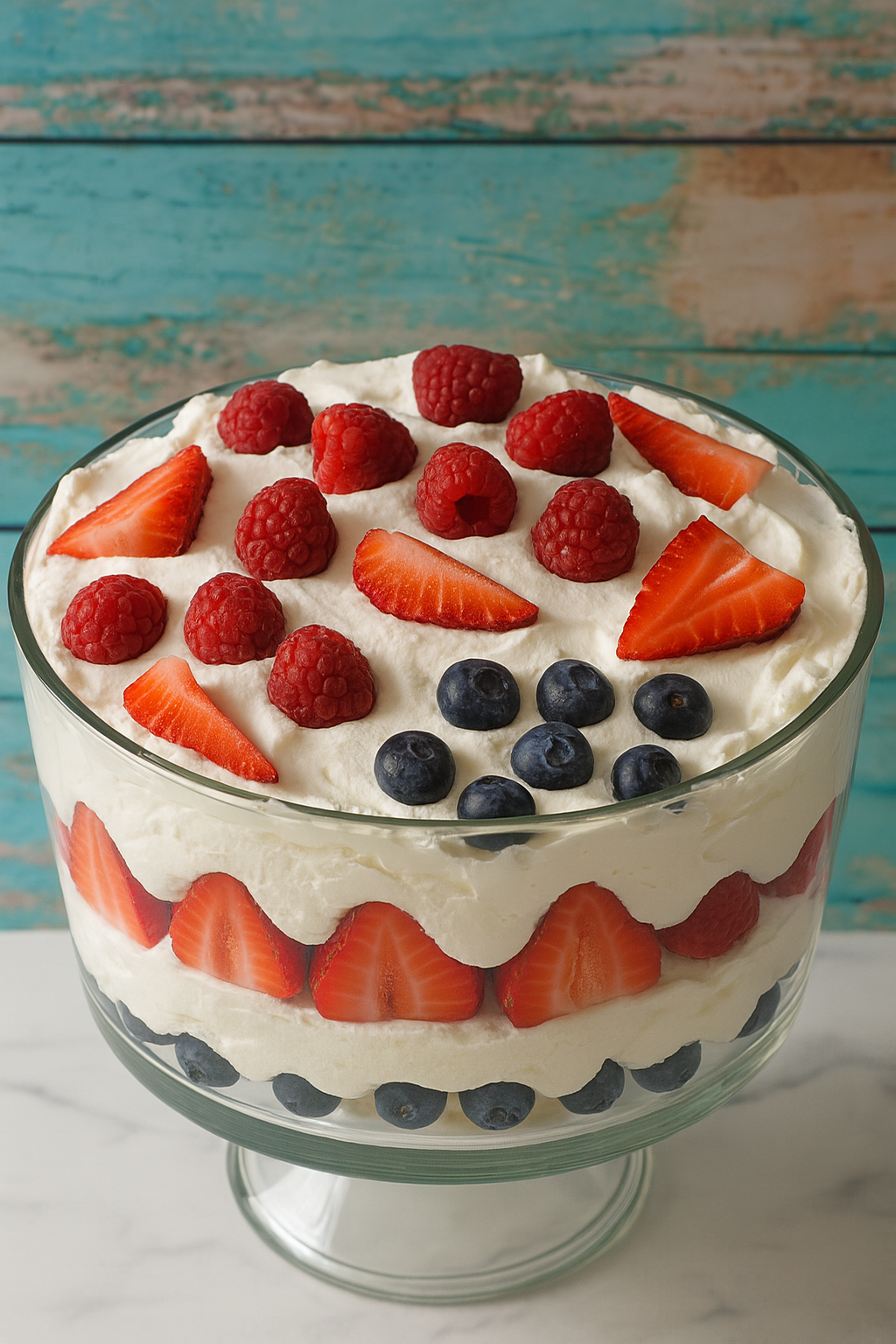 Independence Day Berry Trifle