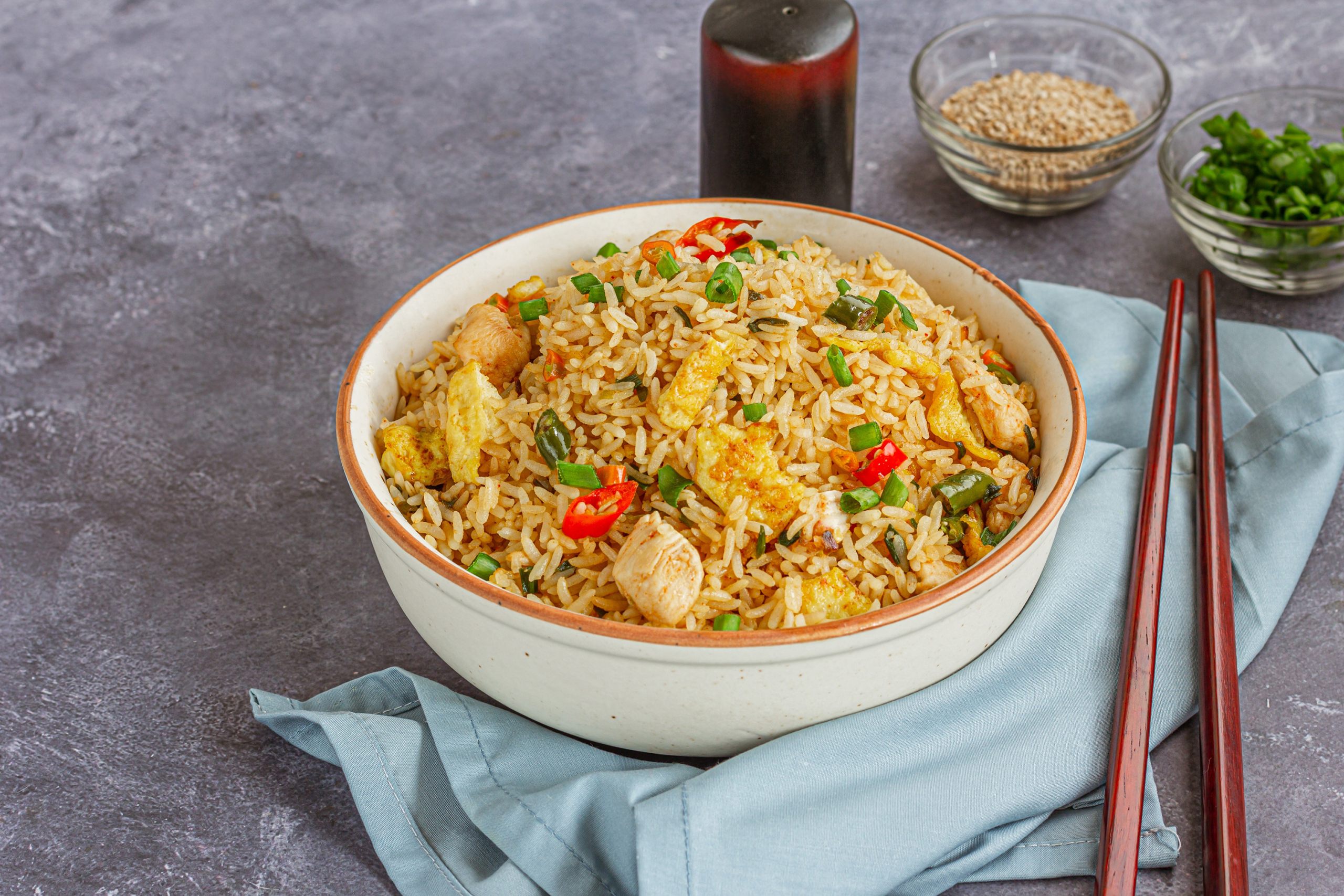 Super Quick Chicken Fried Rice