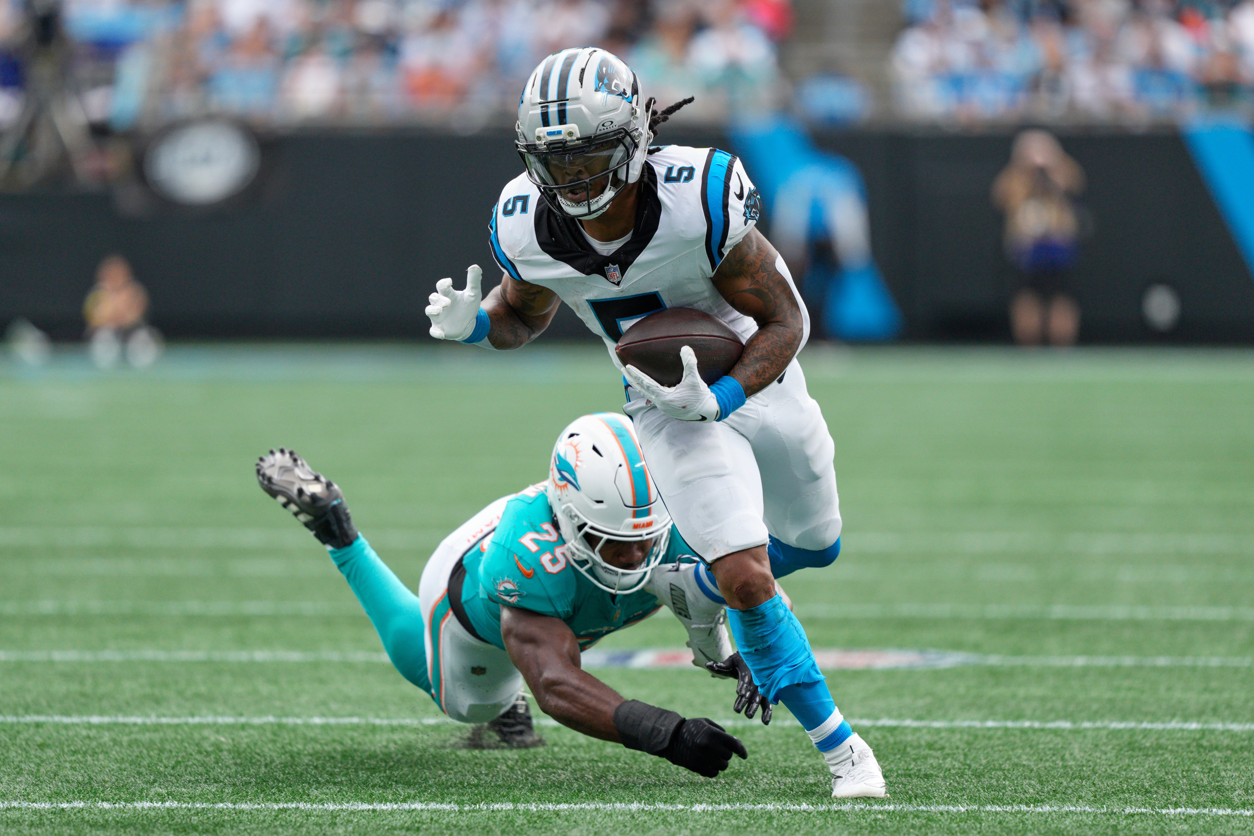 Carolina’s Rico Dowdle predicted he’d have a big game against Miami. Then he rushed for 206 yards