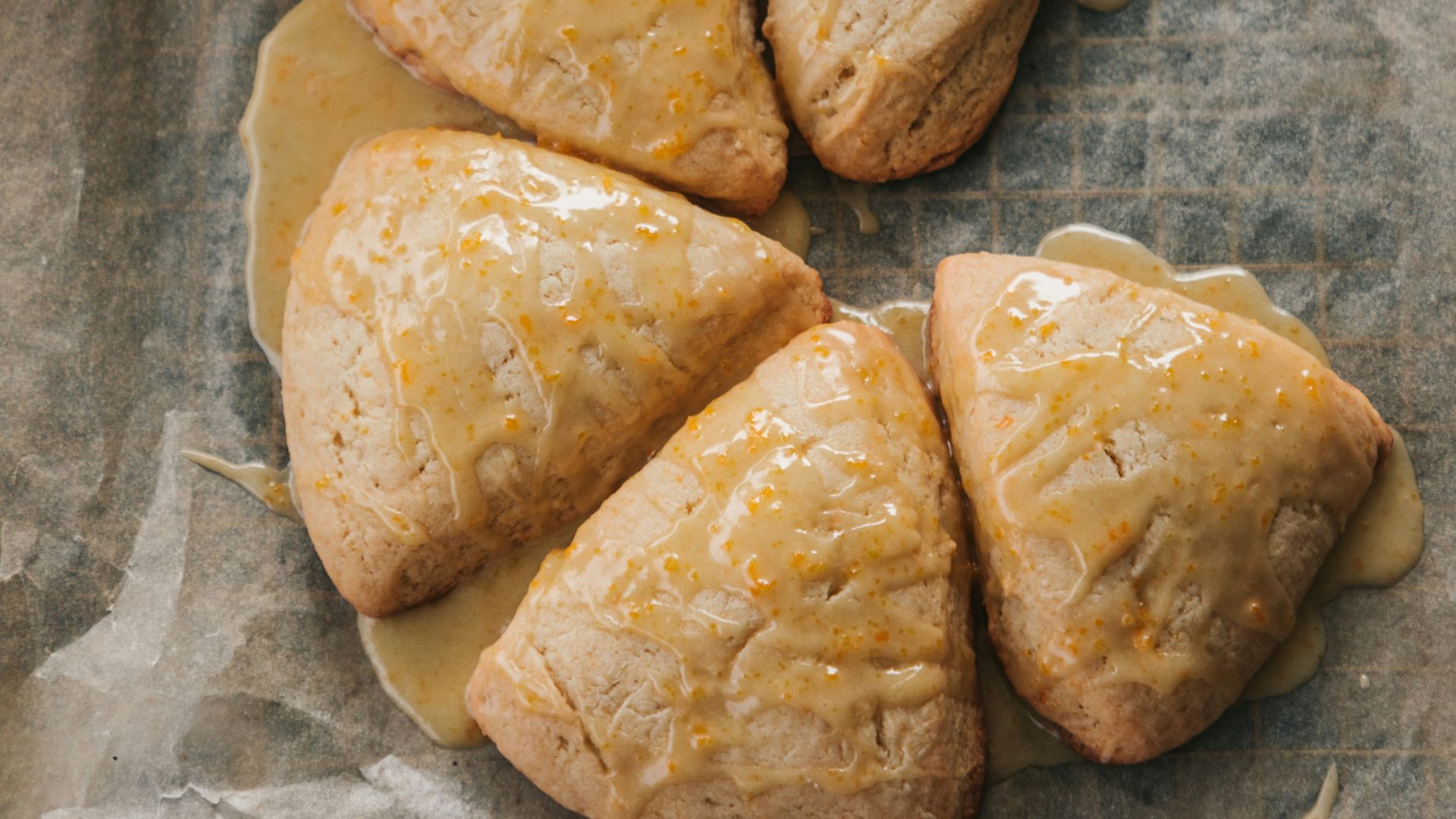 Orange-Glazed Cranberry Scones