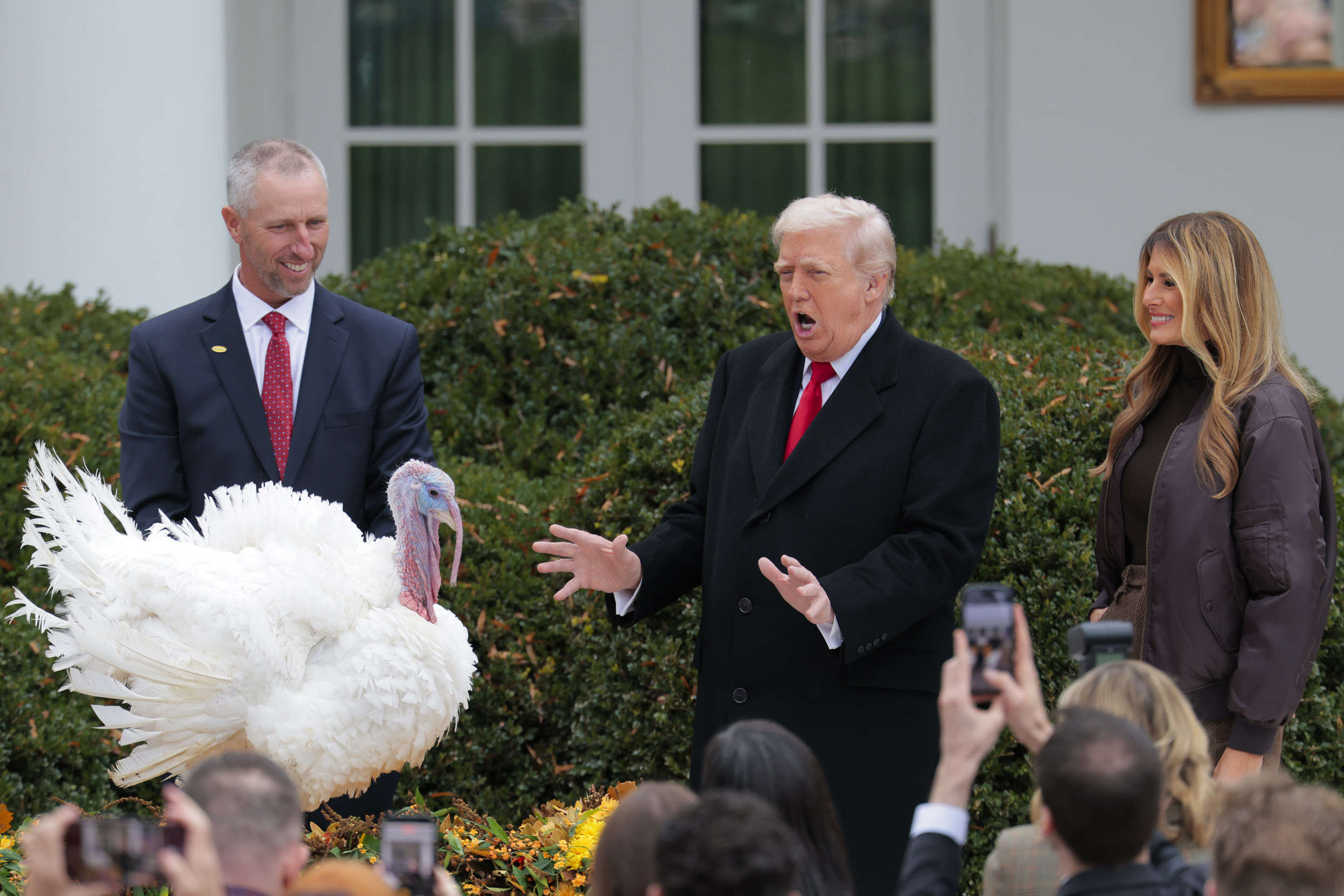 Trump spares turkeys — but not his political opponents — at annual pardoning ceremony
