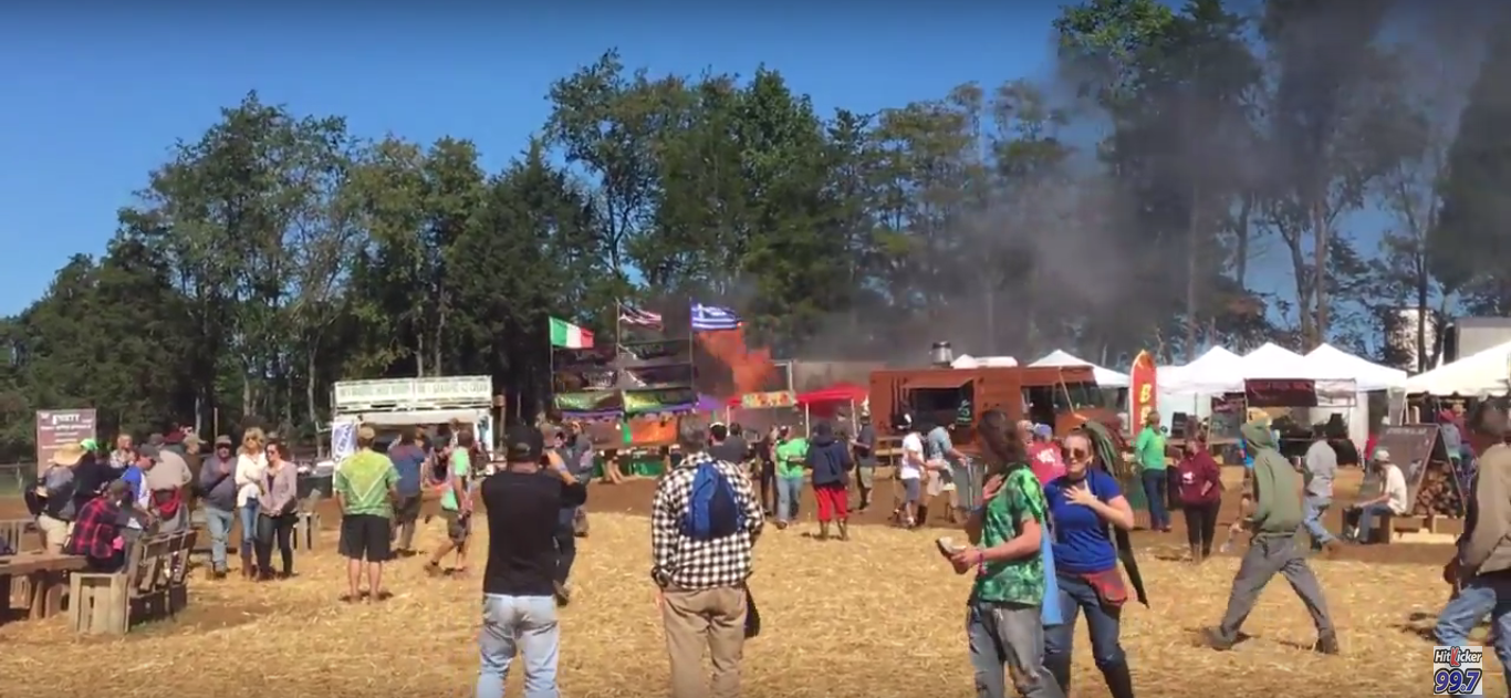 Huge Fire Breaks Out at Festy