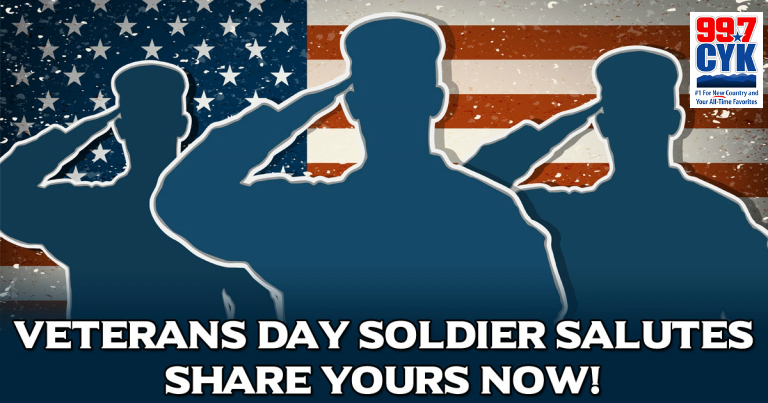 Get your Veteran’s Day Soldier Salute on the radio!