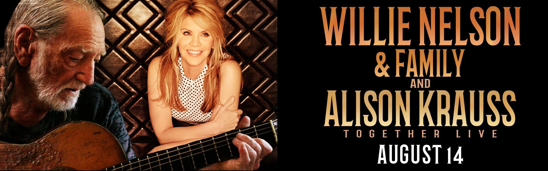 Willie Nelson and Alison Krauss @ JPJ (8/14)
