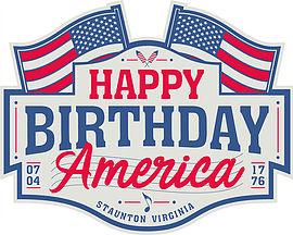 Happy Birthday America in Staunton