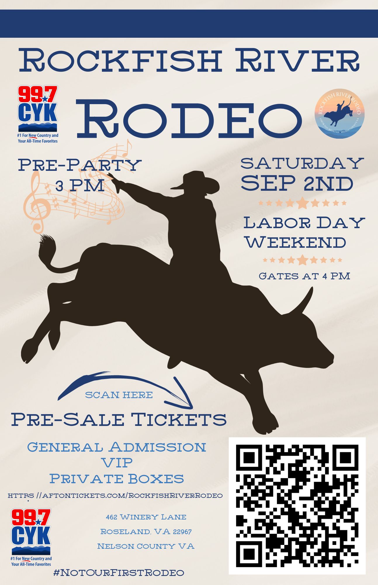ROCKFISH RIVER RODEO: Sept 2nd