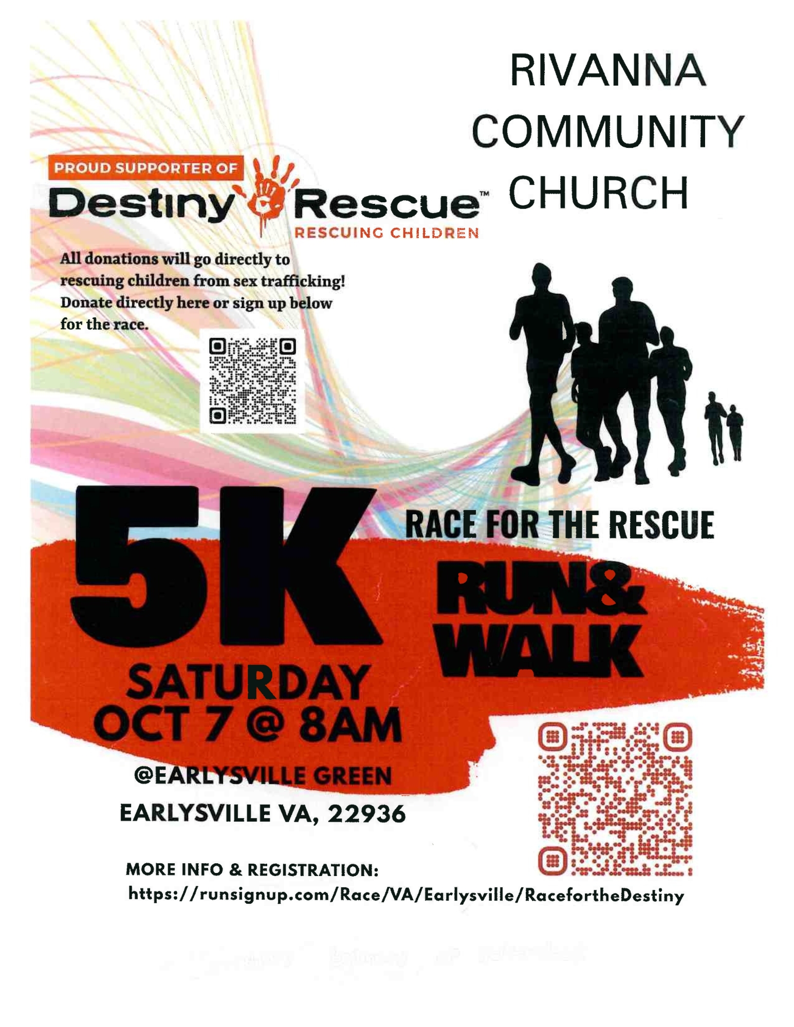Race For The Rescue: 5K- Sat. Oct 7th