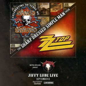 Lynyrd Skynyrd & ZZ Top: The Sharp Dressed Simple Man Tour- Sun • Sep 08, 2024 • 6:30 PM- Jiffy Lube Live, Bristow, VA