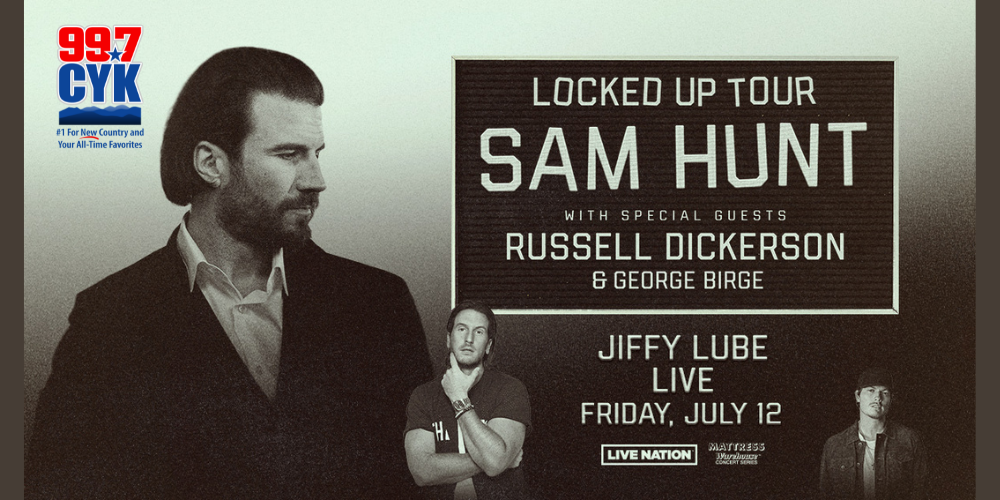 Sam Hunt- Locked Up Tour 2024-Fri • Jul 12 • 7:00 PM at Jiffy Lube Live, Bristow, VA